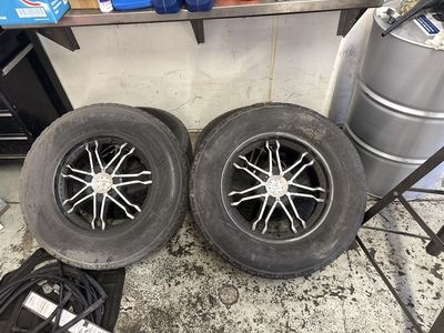 18 Inch Verde Rims And TIres Set Of 4 P255/70R18
