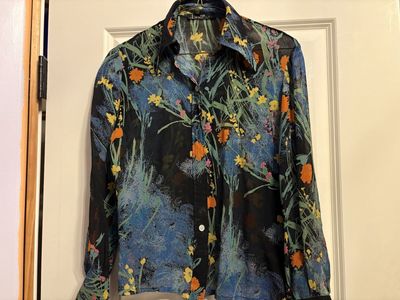 1970s Franck Olivier Sheer Shirt Sz 42