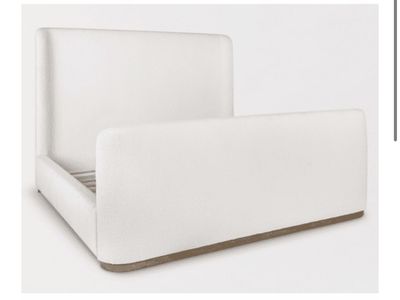 King Upholstered Bed – Alder & Tweed Avery (Like New)