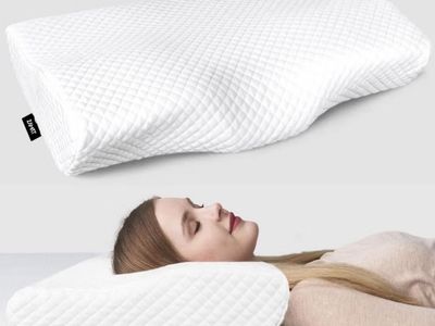 ZAMAT Contour Memory Foam Pillows for Neck Pain Relief - Set of 2