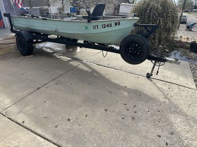 1969 MirroCraft 14’ Aluminum Fishing Boat 2 Motors