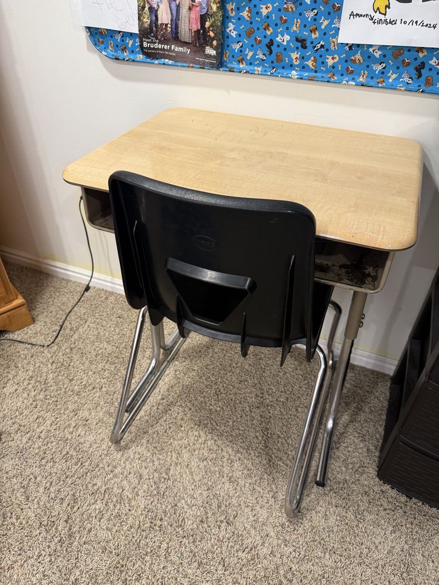 School Desk And Chair