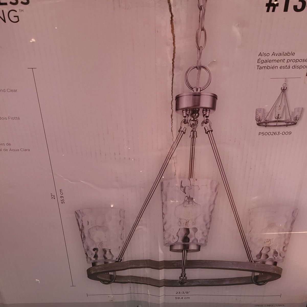 Progress Lighting Tiana 3-Light Chandelier