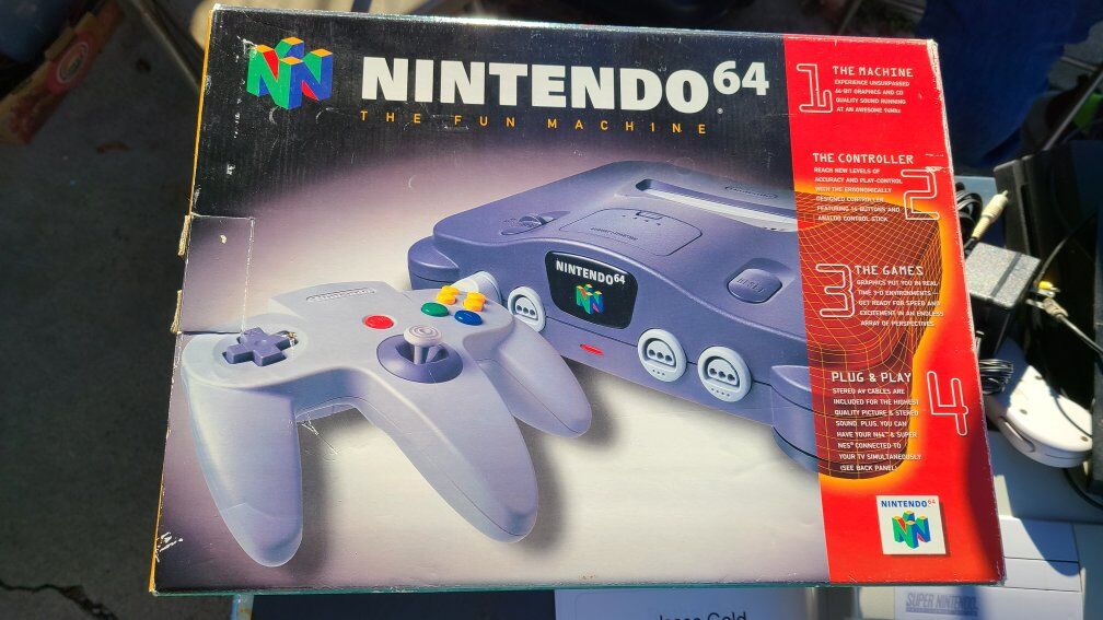 N64 games and consoles all sold separately