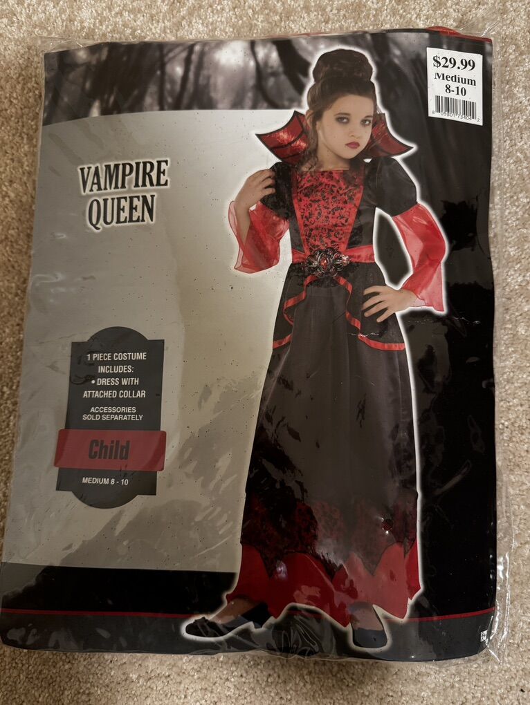 Girl's Halloween Dress Size 8-10