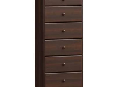 Astrid 6-Drawer Espresso Chest