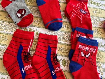 Lot of SpiderMan party favors