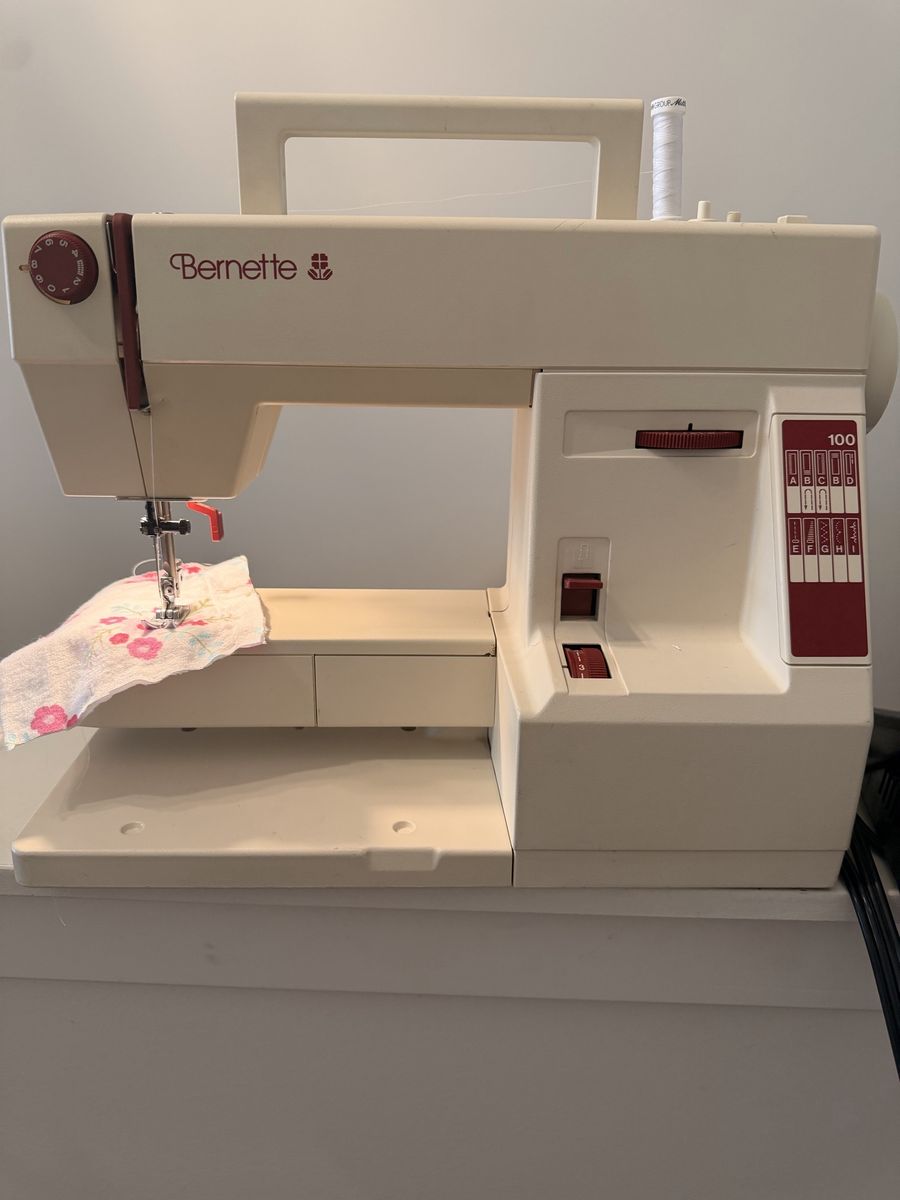 Bernette 100 Household Sewing Machine - Electronic, Portable, with Accessories