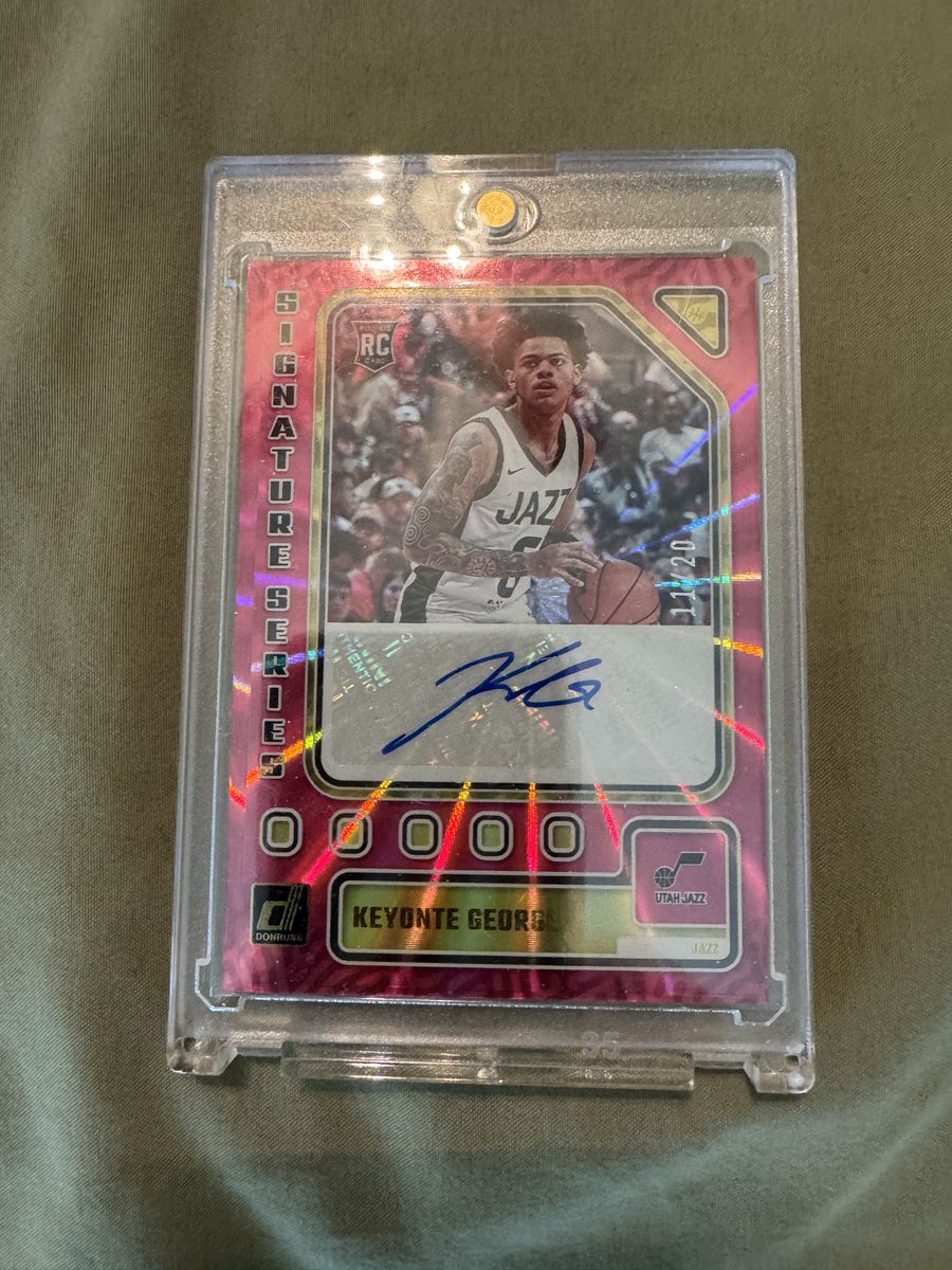 Keyonte George RC Donruss Signature Series - 11/20
