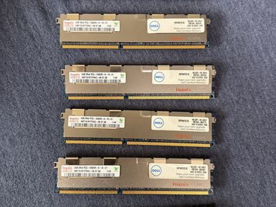 24 GB (6x4GB) DDR3 RDIMM ECC RAM