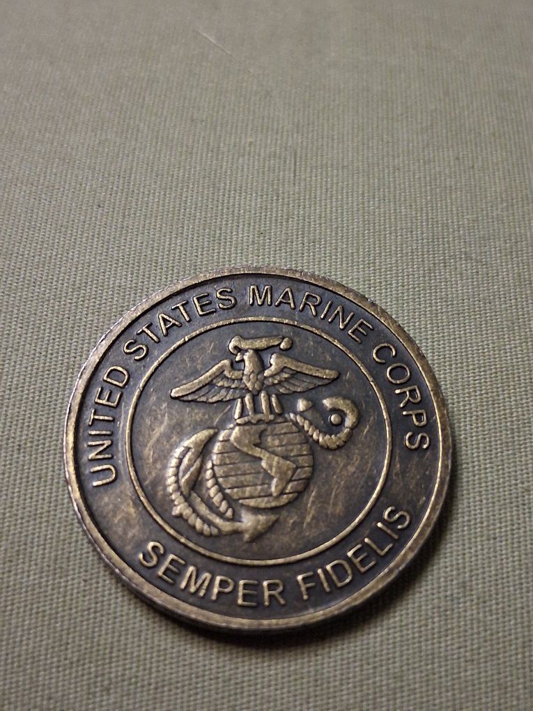 United States Marine Corps Semper Fidelis Challenge Coin Military Collectible