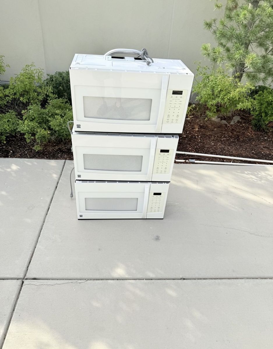 Kenmore Over-the-Range Microwaves - Lot of 3 White $80 each one
