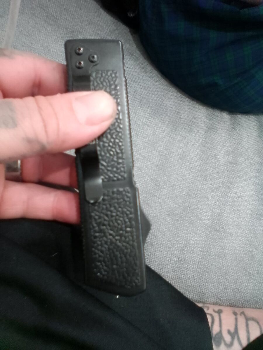 New Black OTF Knife