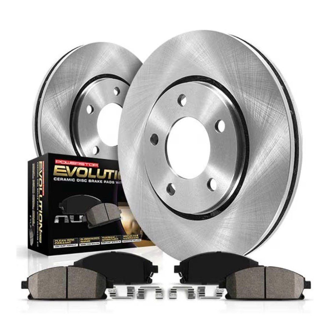 POWERSTOP Front Brakes & Rotors Ford Escape 08-12