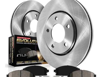 POWERSTOP Front Brakes & Rotors Ford Escape 08-12