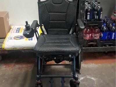 ByteTecpeak Foldable Electric Wheelchair - Portable & Lightweight Powerchair