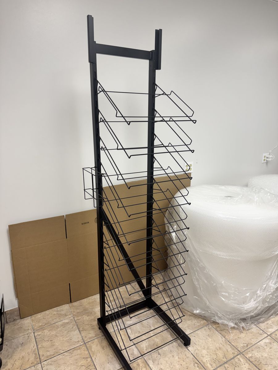 7' tall With Literature Baskets