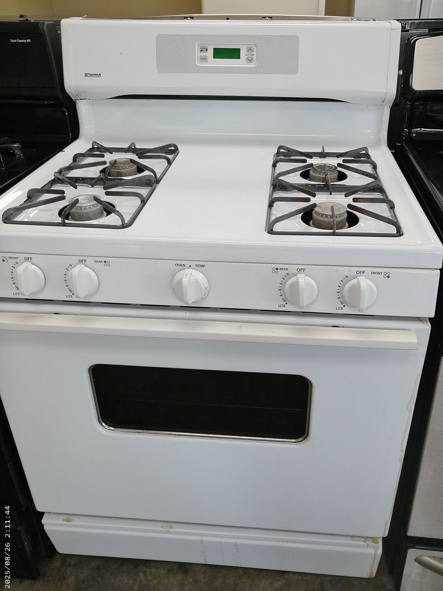 GE White GAS Stove~90 Day Guarantee