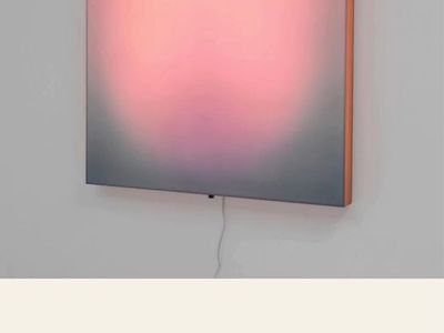 Brand new TYKA PRYDE The Sol Light Dusk Glowing Gradient Wall Art Lamp
