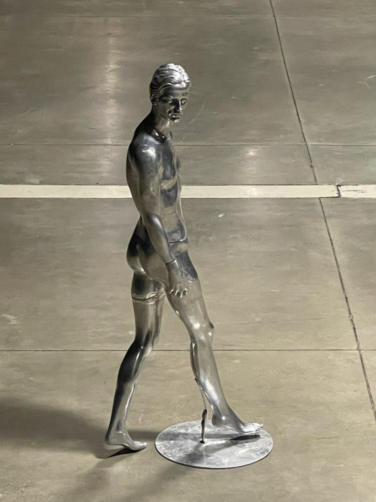 VINTAGE ALUMINUM MANNEQUIN VILLAGE PEOPLE