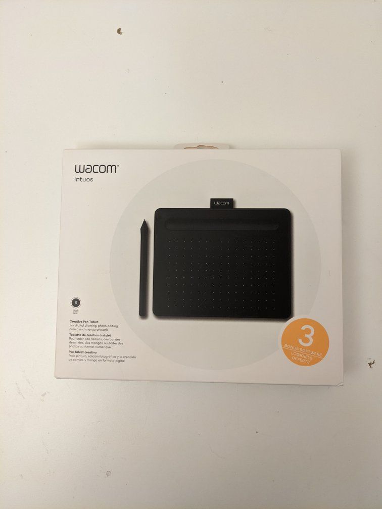Wacom Intuos Creative Pen Tablet with 4k Pen, Black - Digital Drawing & Photo Editing