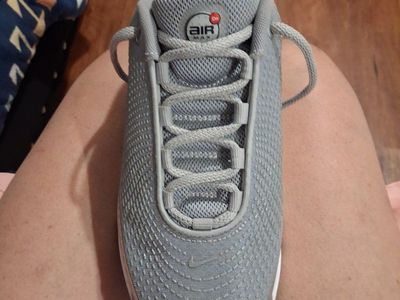 Women's Nike Air Max Grey Running Shoes - Size 8