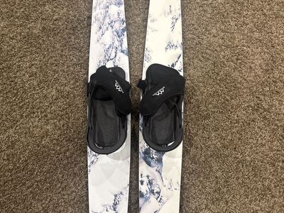Ski Addiction Temp Skis Trampoline Training Skis with Bindings, Snow Design