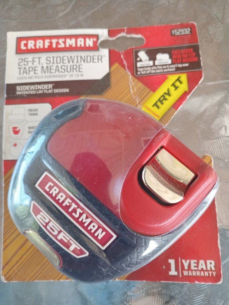 Craftsman 25' Sidewinder Tape Measure