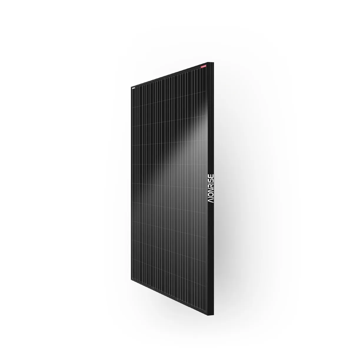 330W AION – All Black (BOB) PERC 60Cell Mono Black Frame on Black Solar Panel