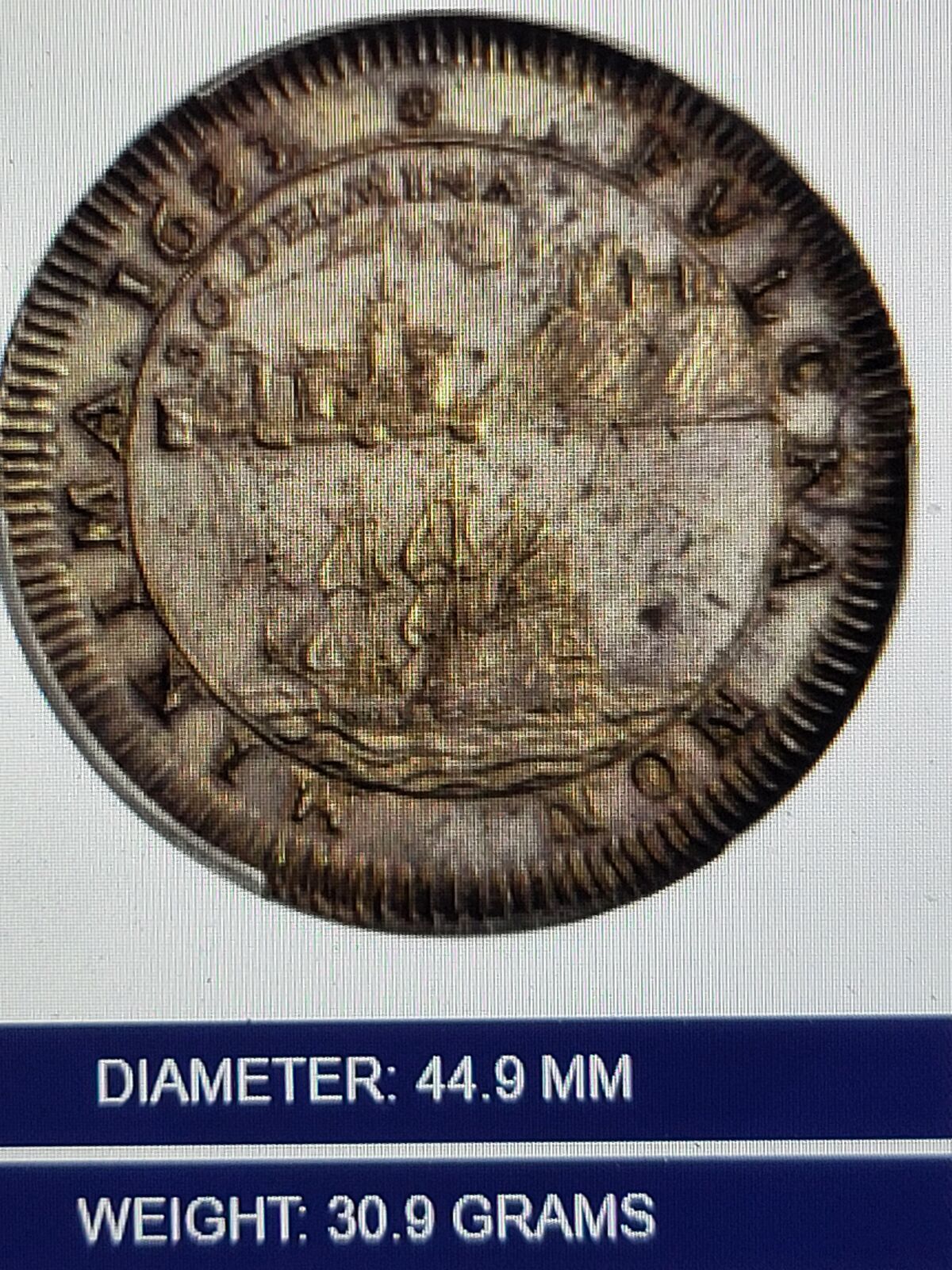 LOT OF 1683 SOLIV SILVER COINS. ( 343 YEARS OLD )