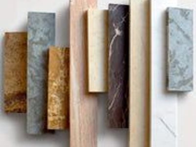 9 Boxes of Mixed Stone Lapidary Tile from CLE Tile ~35 SQFT
