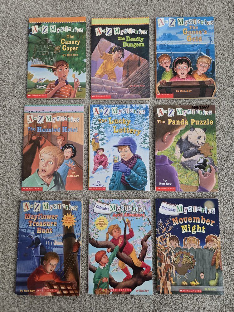 A-Z Mysteries kids books