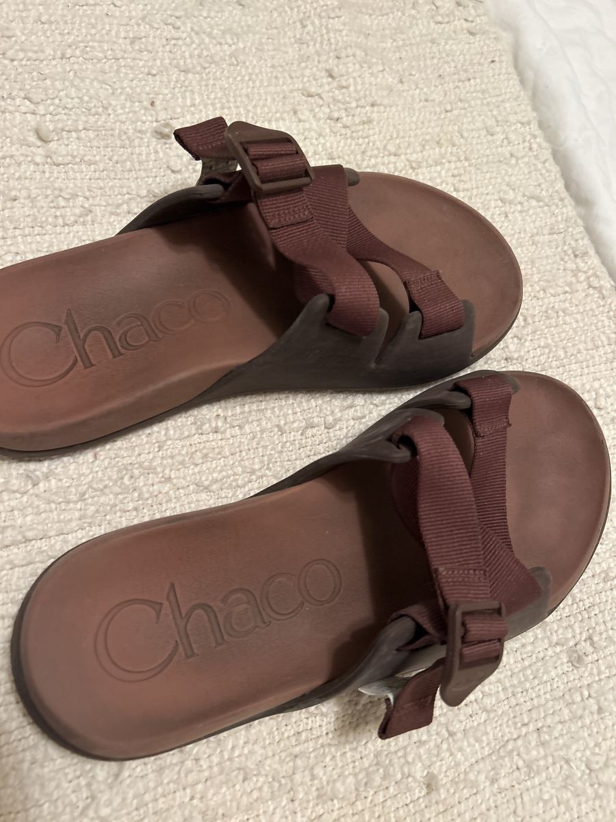 Chaco Chillos Slide Sandals for men, Brown, Adjustable Straps, Size (Unspecified)