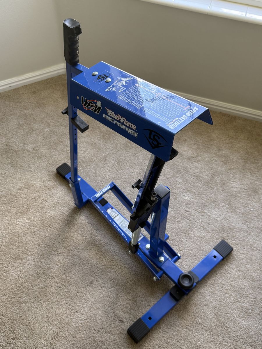 Louisville Slugger Blue Flame Pitching Machine