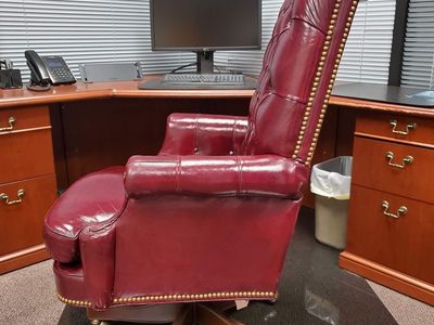 Large Office Furniture Set with Two Desks and Chairs