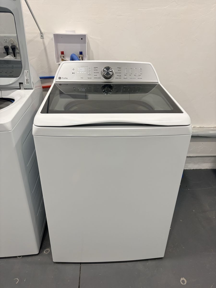 GE Profile Top Load Washer & GE Gas Dryer