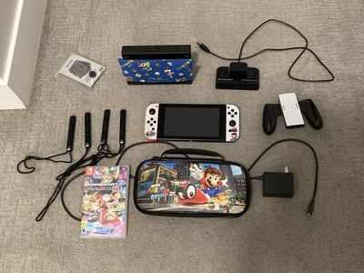 Nintendo Switch with Mario Kart 8 & Accessories