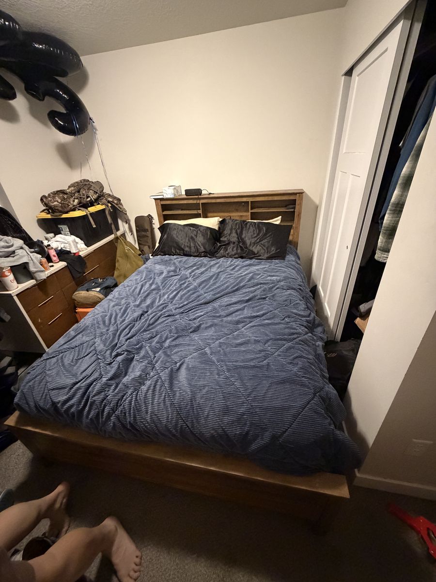 Queen Bed & Bed Frame