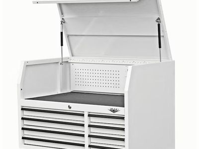 Viper Tool Storage 40.9-in W x 26.6-in H x 24.2-in D 8 -Drawer Steel Tool Chest ( White )