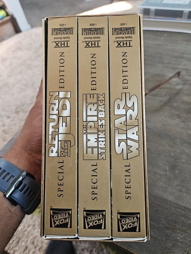 Star Wars Trilogy Special Edition VHS Box Set THX Digitally Mastered 3 Tapes