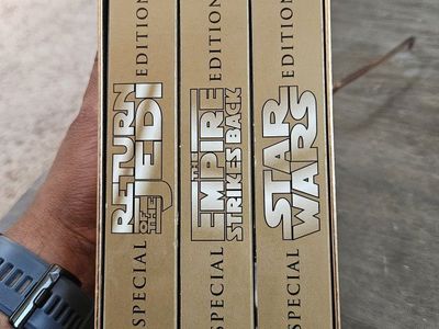 Star Wars Trilogy Special Edition VHS Box Set THX Digitally Mastered 3 Tapes