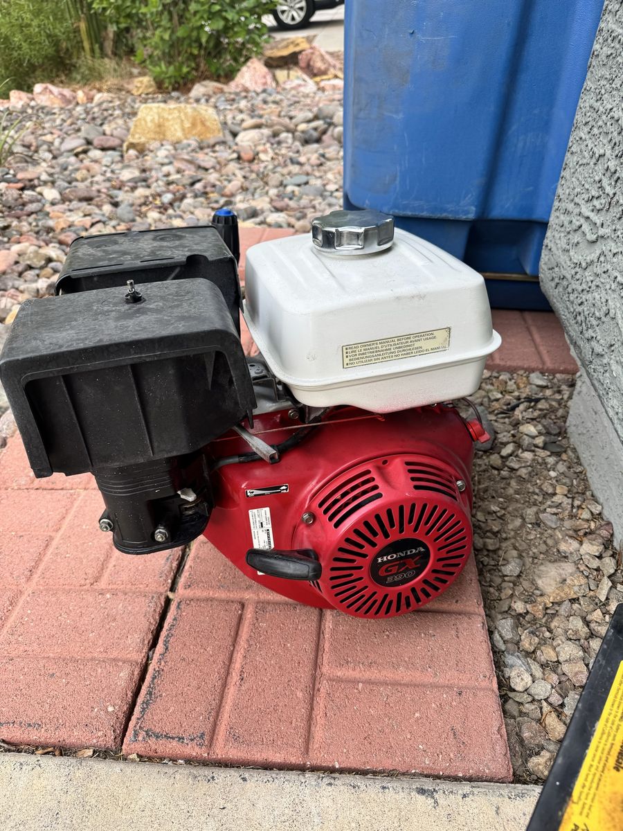 Honda GX 390 Pressure Washer Engine Pump Red With Comet Pump