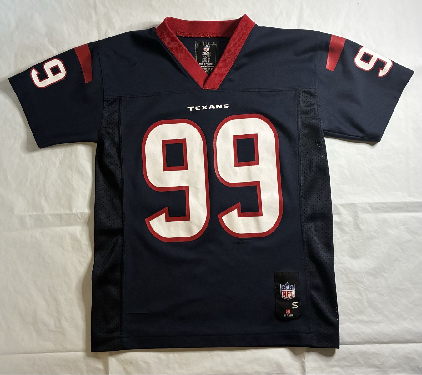 J.J. Watt #99 Houston Texans Youth Jersey – Size S (8) – NFL Team Apparel