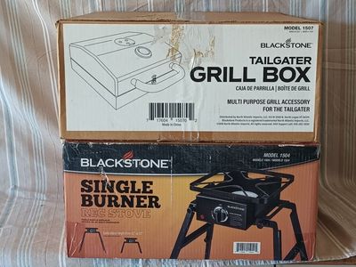 Blackstone Rec Stove and Grill Box Combo