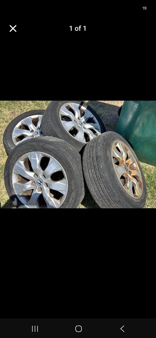 Set of 4 honda accord rims 5x114.3 