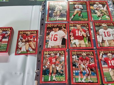 Joe Montana 1995 Upper Deck Collector's Choice Chronicles Football Card Sets - Six (6) Complete Sets