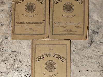 Antique Christian Science Journals (9) - Rare Collection from 1886, 1888, 1889, 1892
