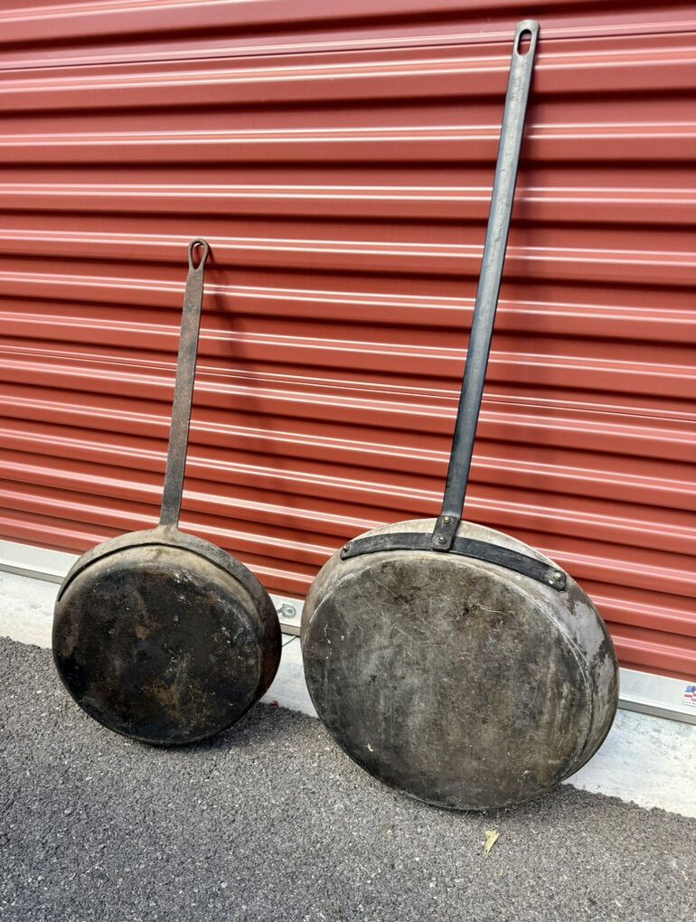 vintage Large Banjo Skillets