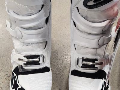 NEW Alpinestars Tech 7 White, Men's US 12, MX Off-Road Motocross