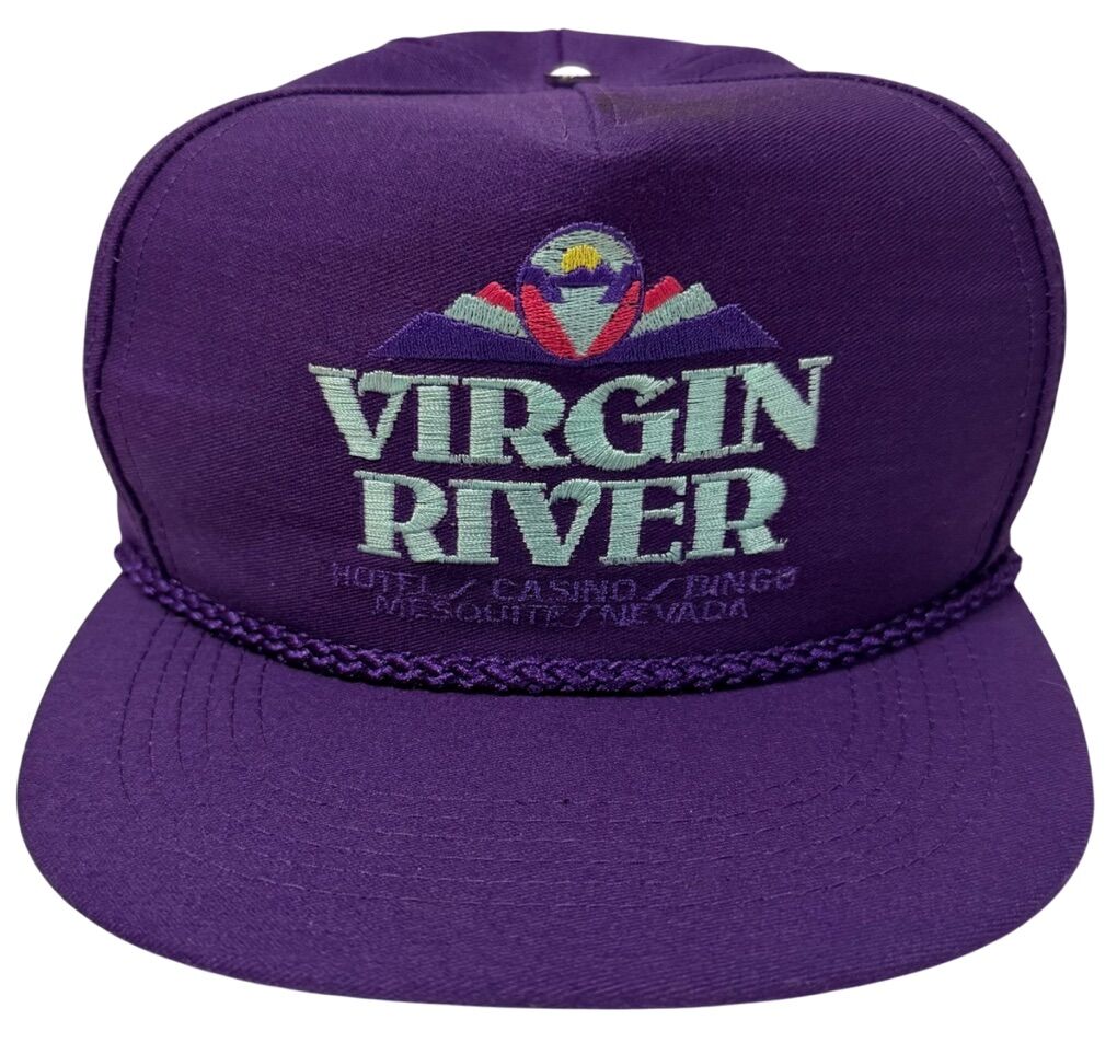 80's Virgin River Casino Trucker Style Flat Brim
